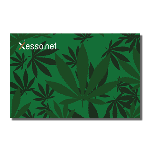 Xesso.net Portable Rolling Tray With Chill (Green) Design